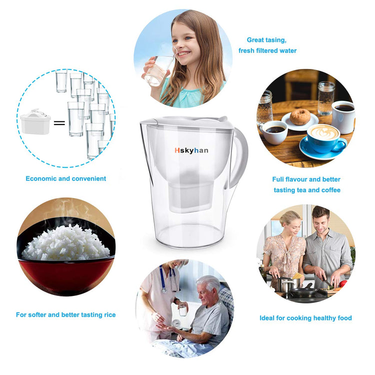 Water Filter Pitcher Alkaline