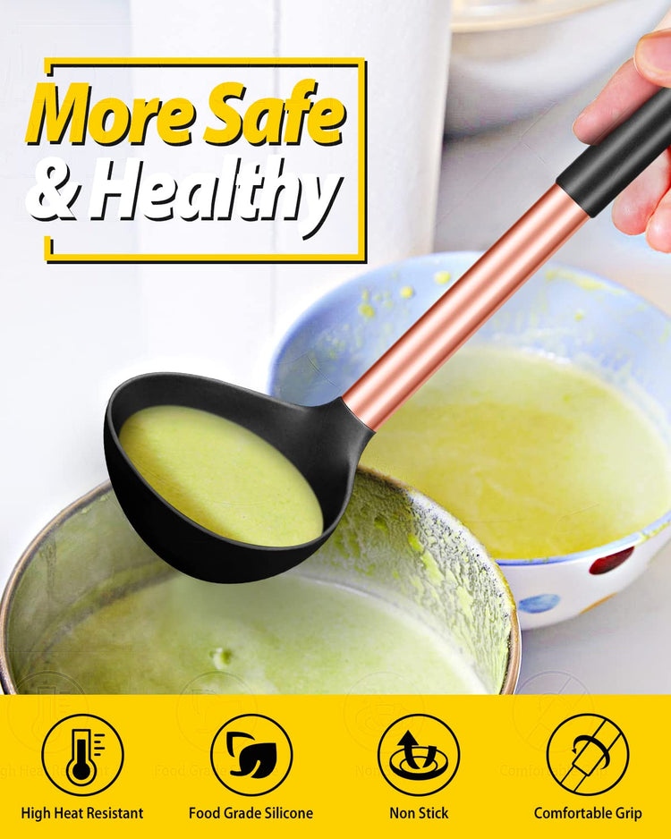 Silicone Ladle Spoons (2 Count)