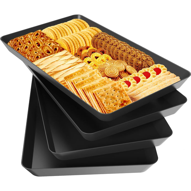 4 pcs Serving Tray for Entertaining (4 Count)