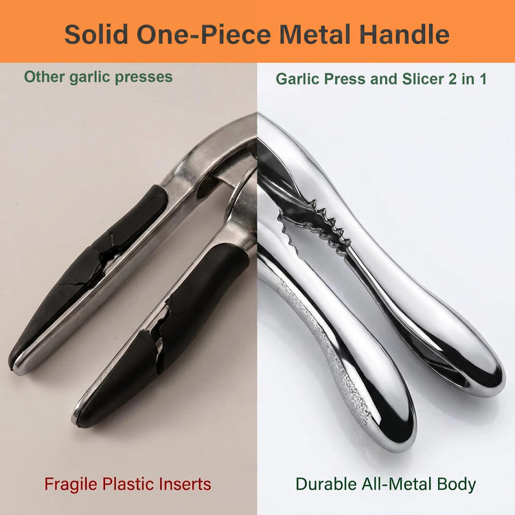 Garlic Press and Slicer 2 in 1