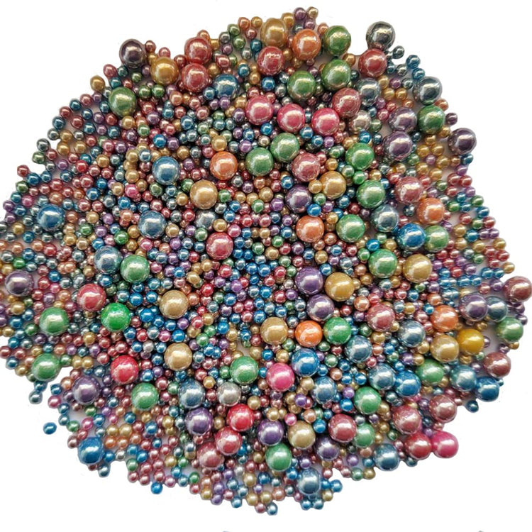 Edible Light Colorful Sugar Pearls Candy Sprinkles 120G (4.23 Ounce)