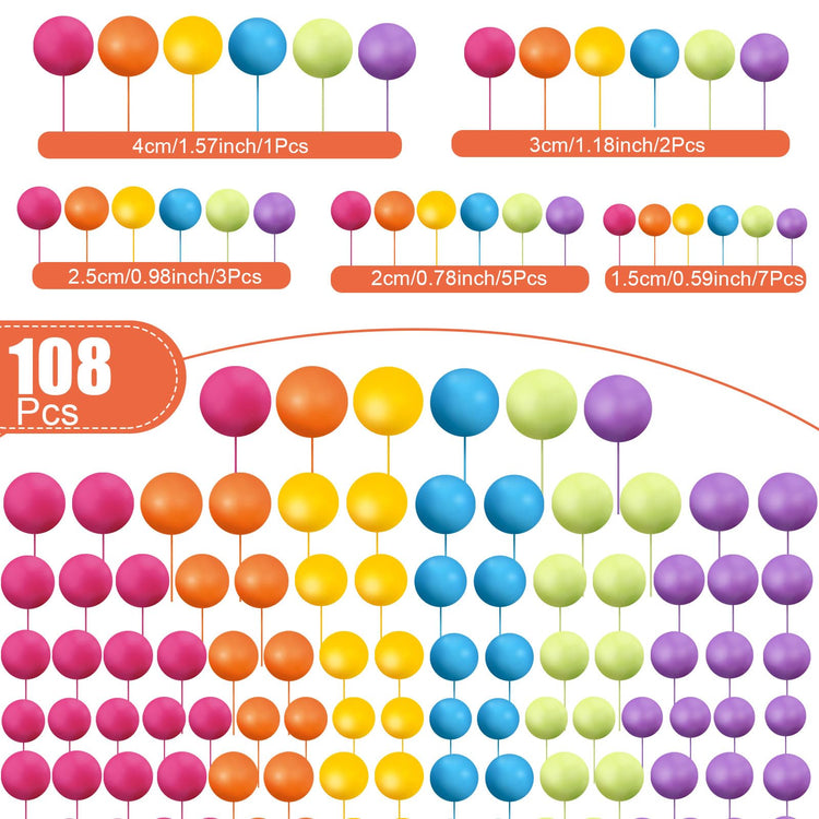 Balls Cake Topper (108 Count)