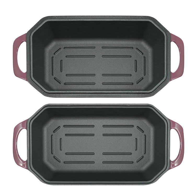 Bread Pan Cast Iron Loaf Pan with Lid Bread Loaf Pan 8.5x4.5 Inch Loaf Pan Enameled Cast Iron Sourdough Loaf Pan