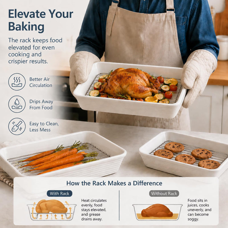 Baking Dishes for Oven (3 Count)
