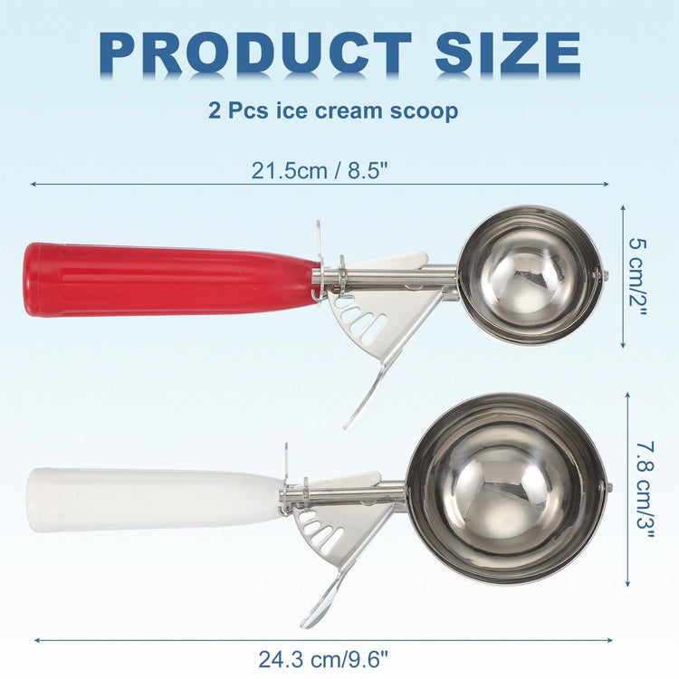 2 Pcs Cookie Scoops