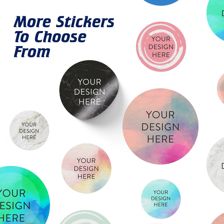 Custom Vinyl Stickers Your Image (100 Count)