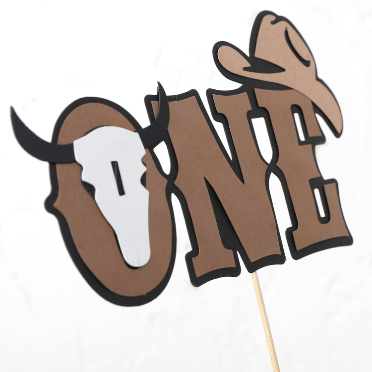 My First Rodeo Cake Topper