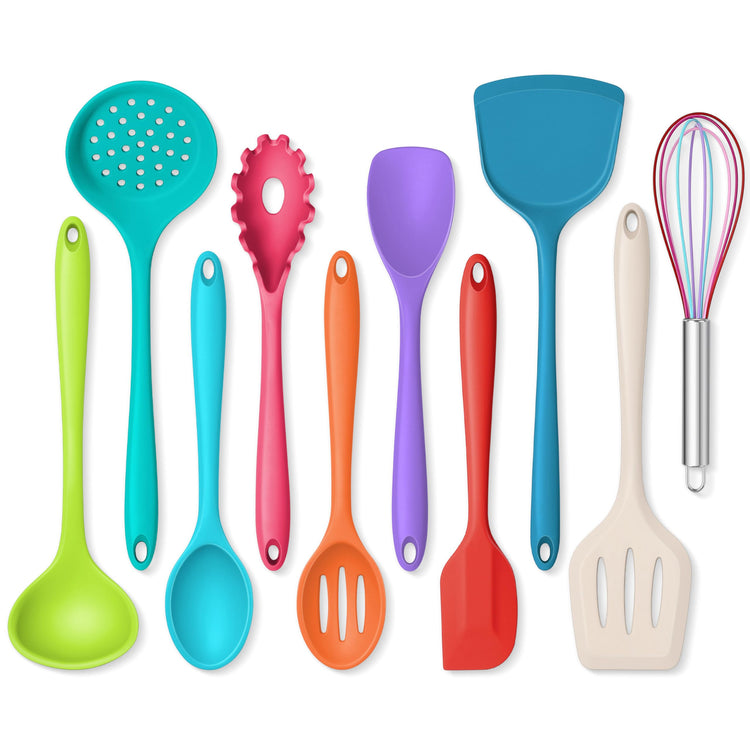 Silicone Kitchen Utensils (10 Count)