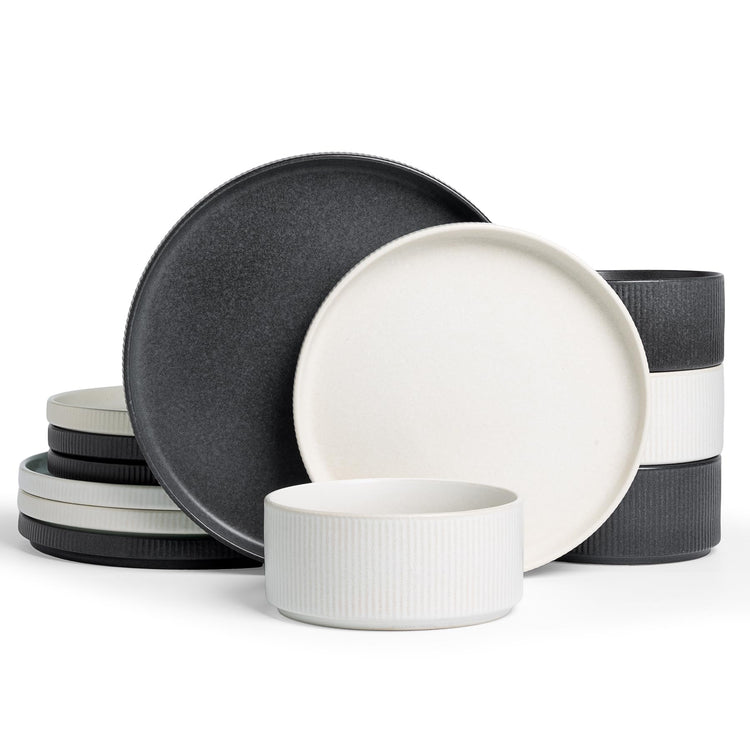Star Stoneware Dinnerware Set (12 Count)