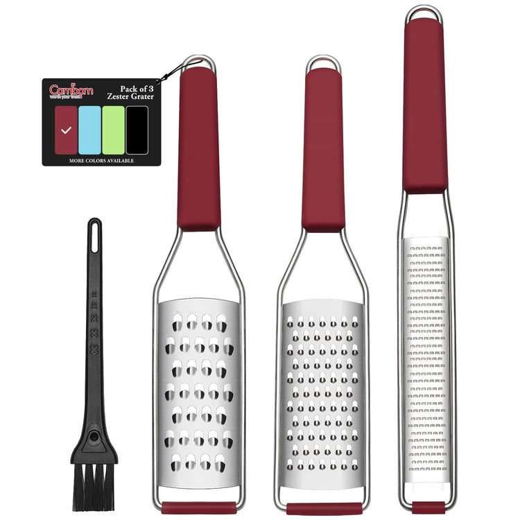 Cheese Grater Citrus Zester Lemon Zester (3 Count)