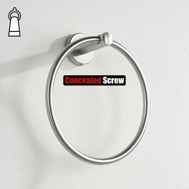 Towel Ring 304 Stainless Steel Hand Towel Holder for Bathroom