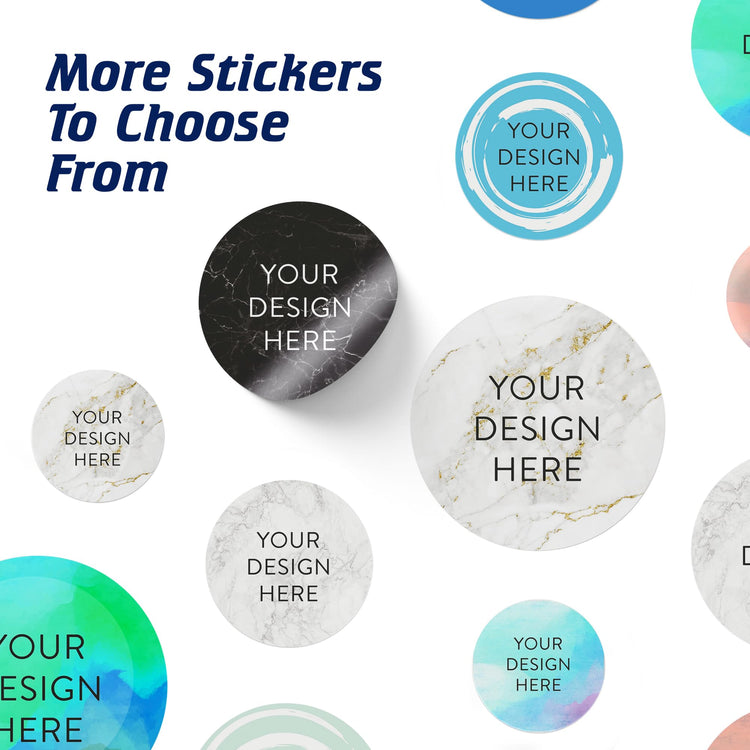 100 Custom Vinyl Stickers (100 Count)