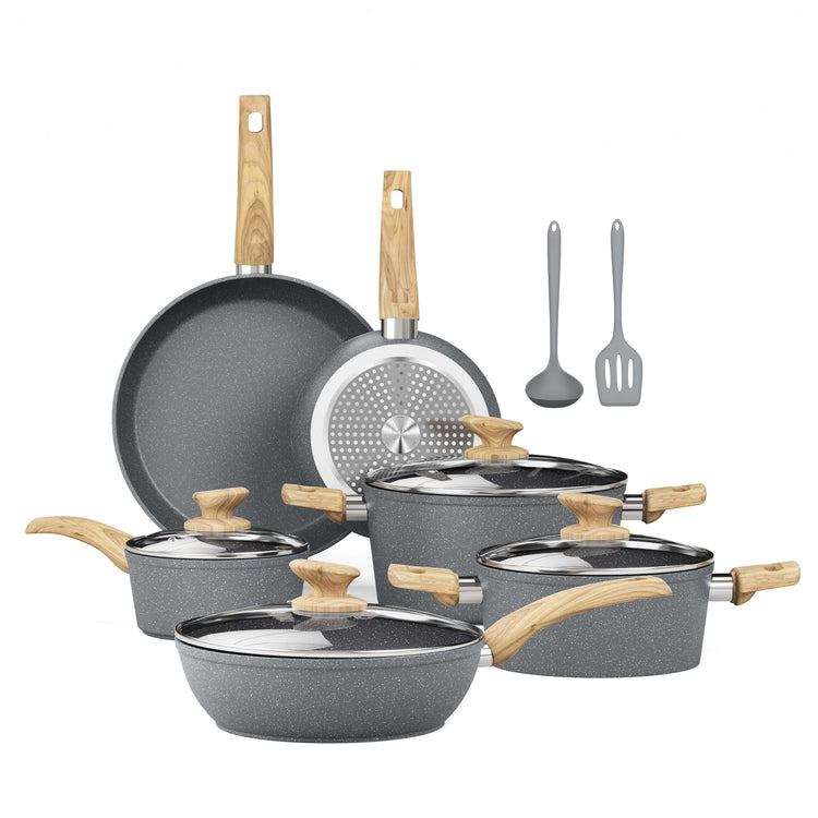 12pcs Pots and Pans Set Non Stick