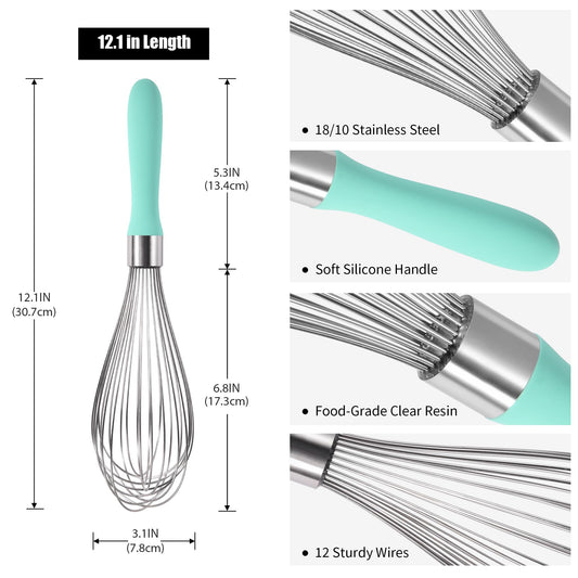 18 8 Stainless Steel Balloon Whisk for Cooking