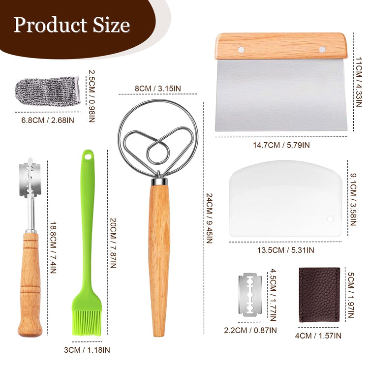 Bread Making Tools Set (7 Count)