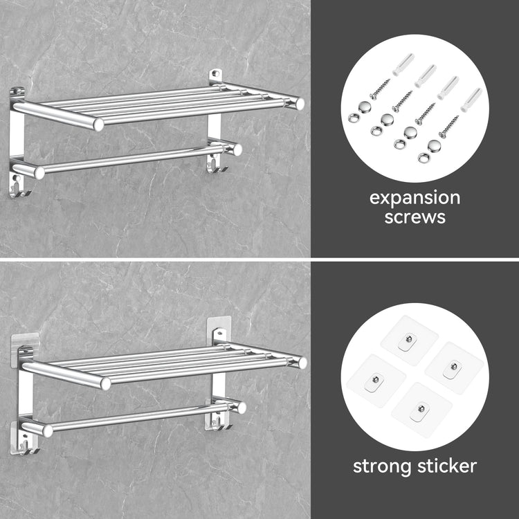 Adjustable Towel Bar for Bathroom Wall Mount17