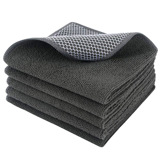 Dish Cloth for Washing Dishes Kitchen Washcloth Cleaning Cloth (5 Count)
