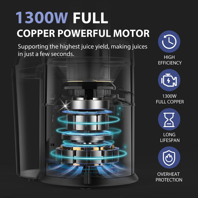 1300W KOIOS Centrifugal Juicer Machines
