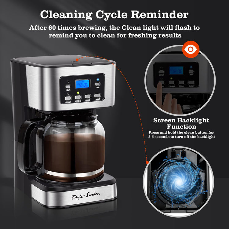 12 Cup Programmable Coffee Maker