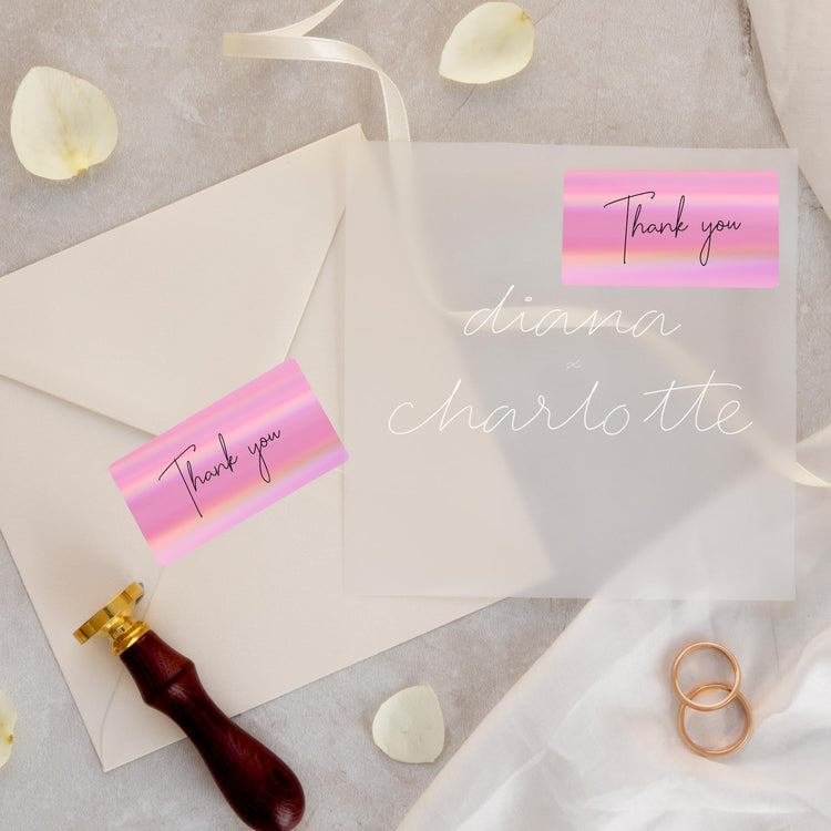 2x4 Inch Holographic Thermal Labels