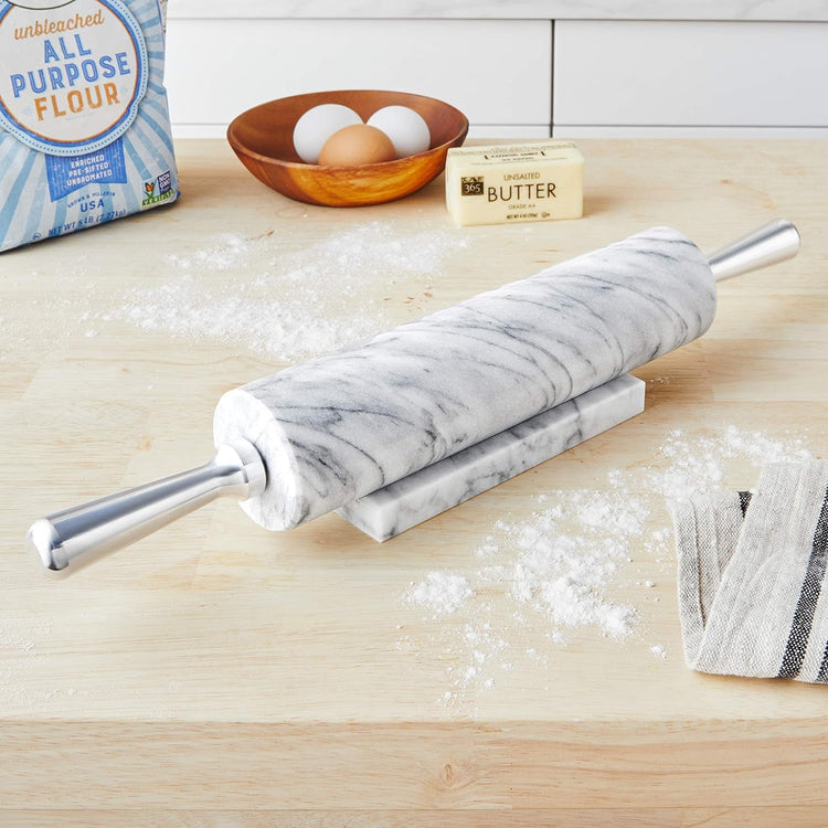 Marble Rolling Pin & Stand