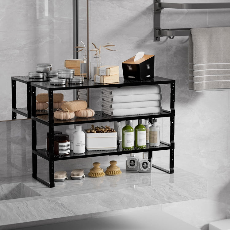 Expandable Spice Rack & Kitchen Cabinet Organizer