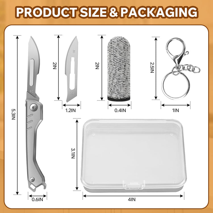 Folding Bread Lame Dough Scoring Tool with 10 Blades & Storage Box