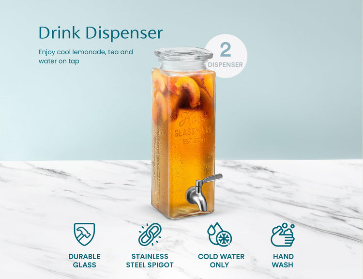 Glass Drink Dispenser