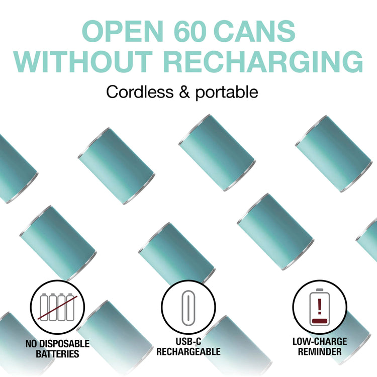 Hands Free Cordless USB Rechargeable Electric Can Opener