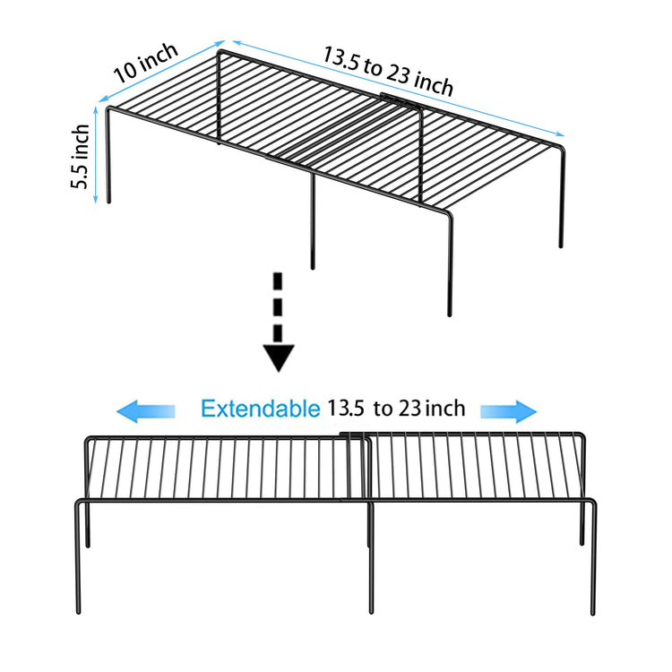 Cabinet Storage Shelf Rack (8 Count)