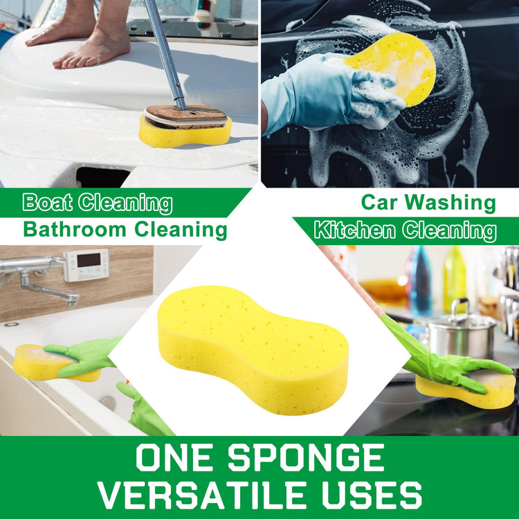 24 Pack Car Wash Sponges Large Sponges Bulk Big All (24 Count)