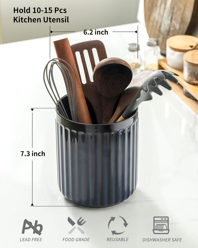 Ceramic Utensil Holder (88 Fl Oz)