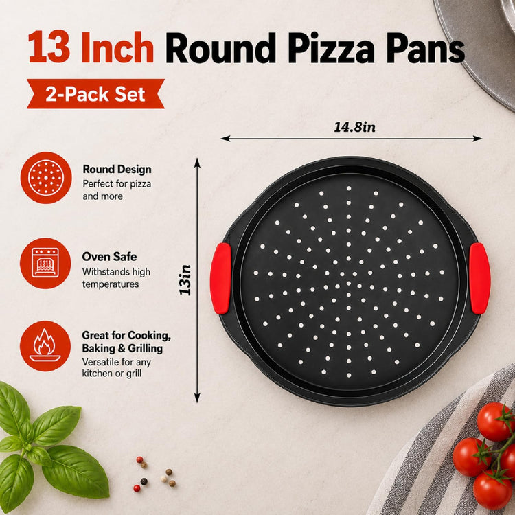 13 Inch Pizza Pan for Oven