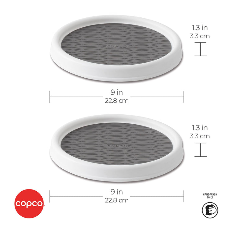 Lazy Susan Turntable Organizer Set of 2