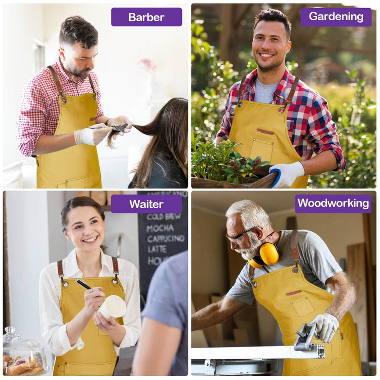 Chef Apron Men Women (6 Count)