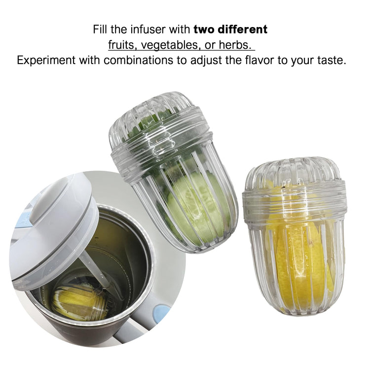 2PCS Small size Fruit Infuser for Wide Mouth Bottles. (2 Count)