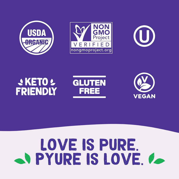 Pyure Organic Stevia Blend | Granulated Sugar Substitute with Zero Calories & Carbs | Keto, Diabetic & Vegan Friendly | Sugary Taste Alternative | USDA Organic, Non-GMO | Good For Baking | 1.5lb (24oz) - Nestoria