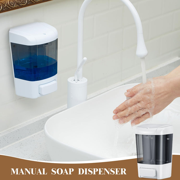 4 Pcs Wall Mounted Soap Dispenser (4 Count)