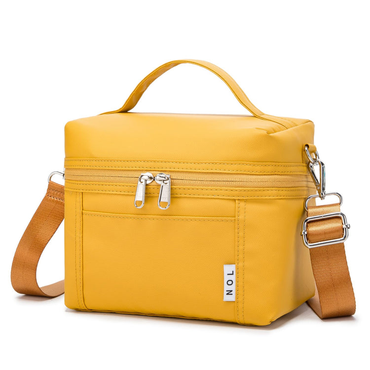NOL Insulated Lunch Bags for Women Cooler Bag Lightweight Nylon Waterproof Lunch Box for Work Small Earth