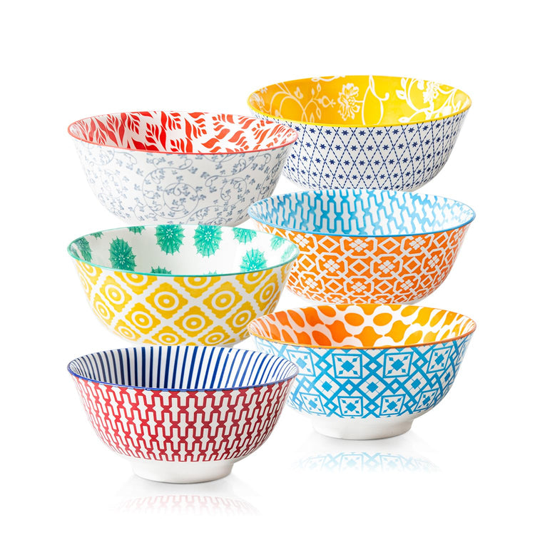 24 Oz Ceramic Soup Bowls Set of 6 (6 Count)