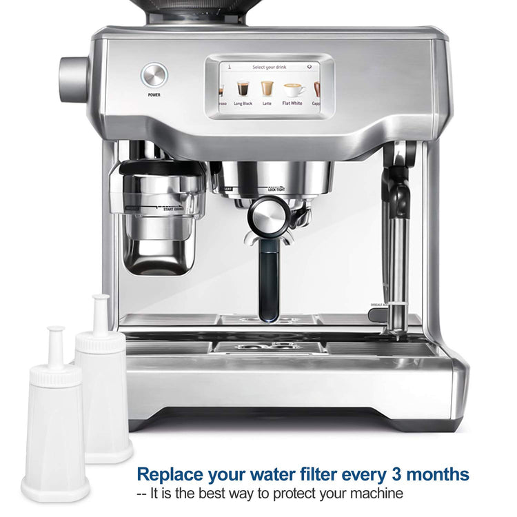 Filter Replacement Water Filter Compatible with Breville Sage Claro Swiss For Oracle (4 Count)