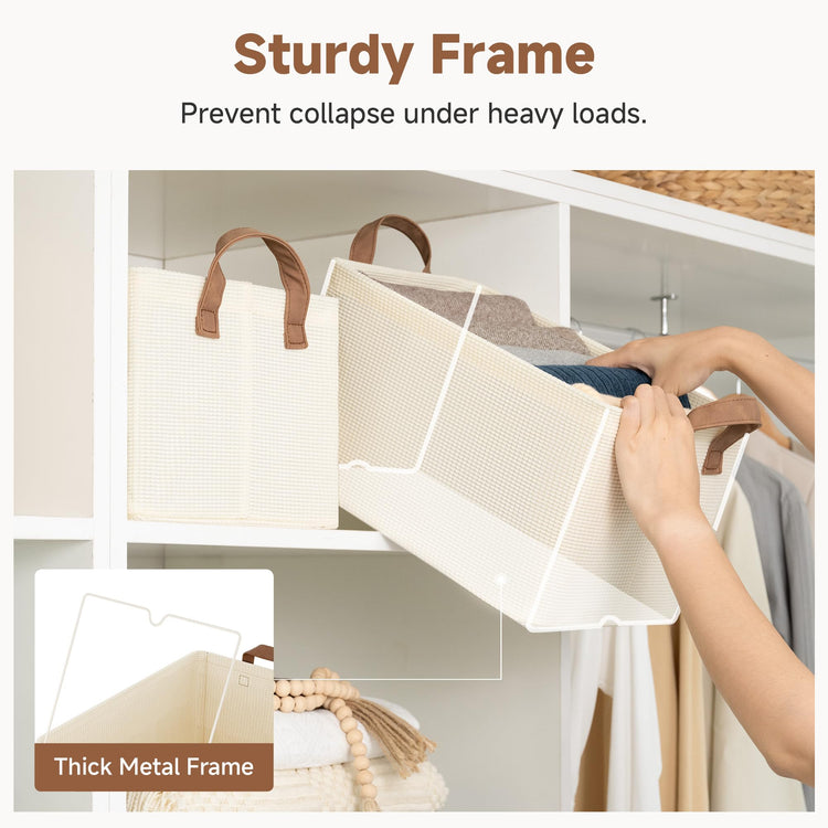 Closet Storage Bins (2 Count)