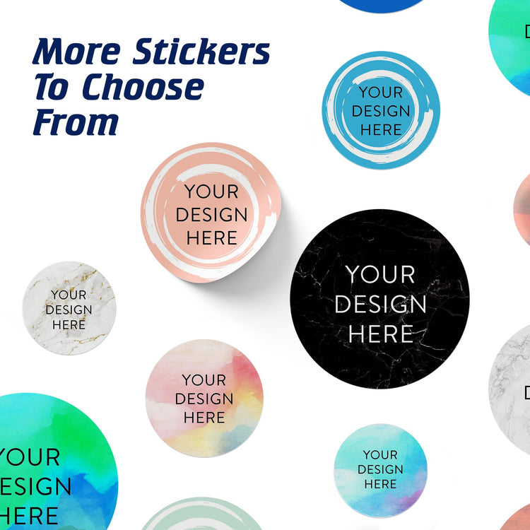 Custom Vinyl Stickers Your Image (100 Count)