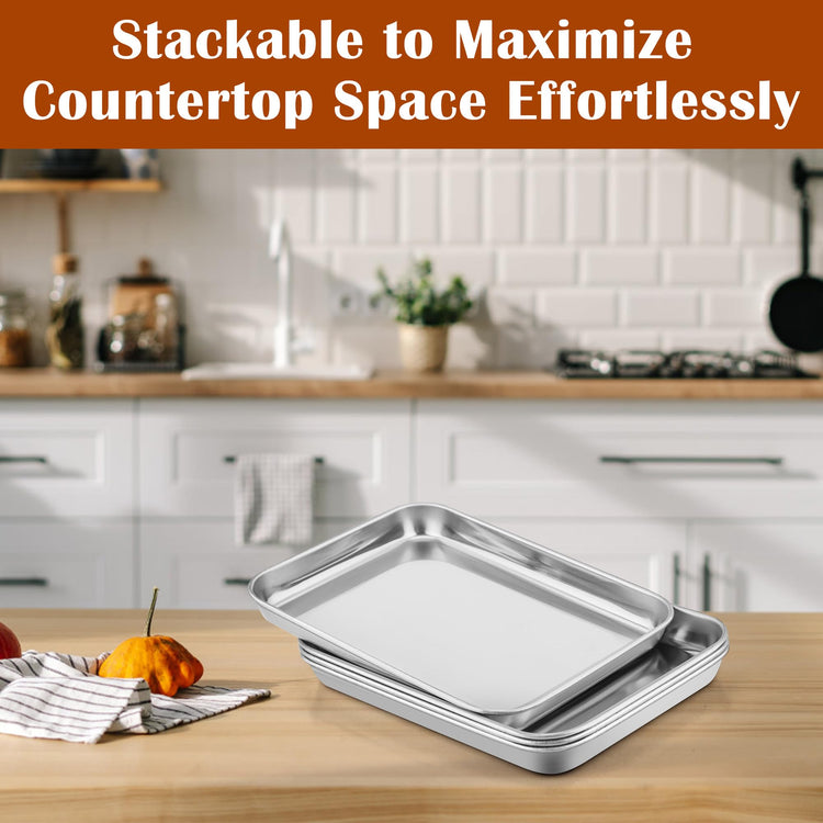 Small Baking Sheet with Wire Rack (2 Count)