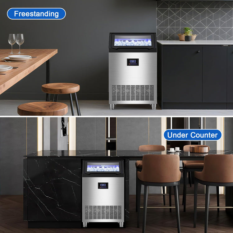 350 lbs High Output Commercial Ice Maker Undercounter Built
