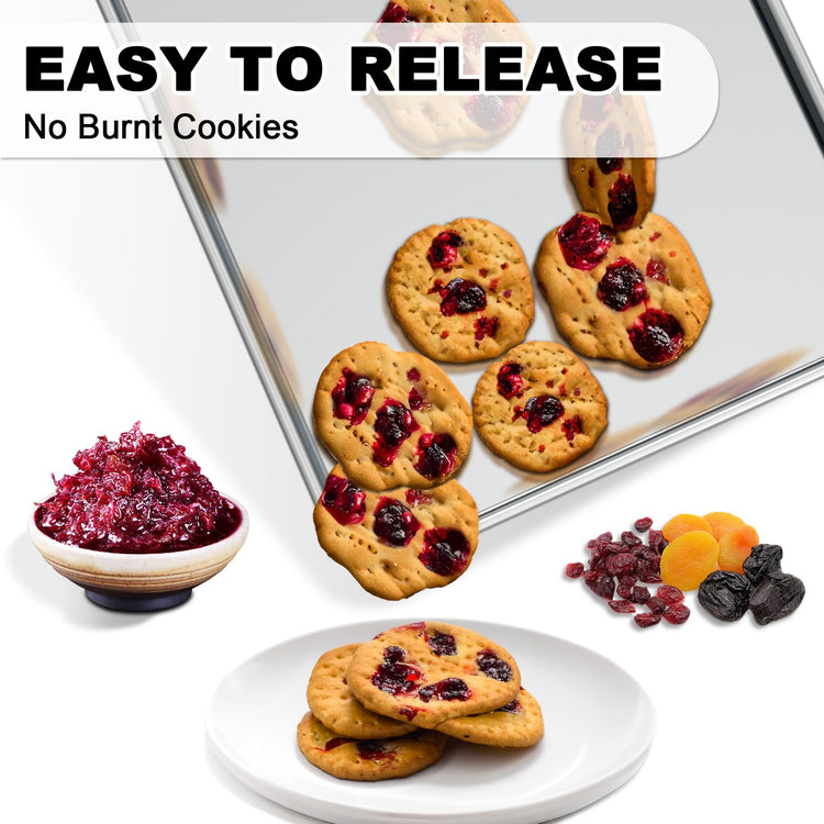 24 Inch Baking Sheet Pans with Rack Set (2 Count)