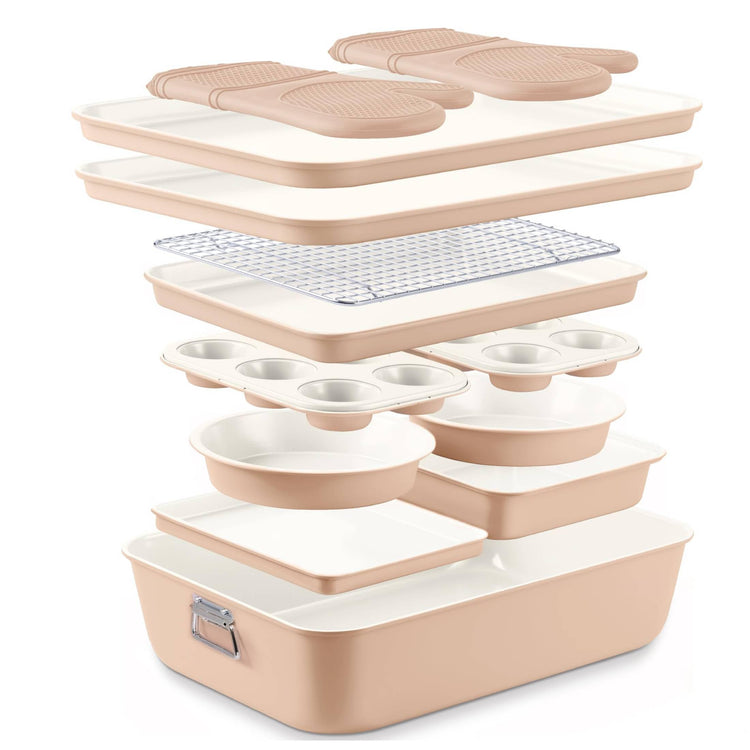Nonstick Stackable Bakeware Set (13 Count)