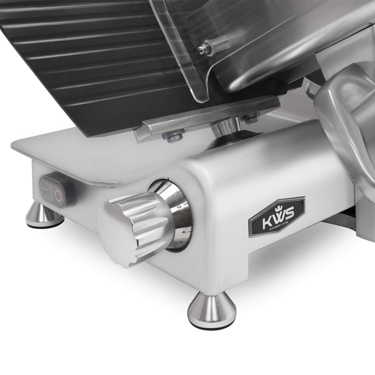 KWS MS 12ET Metal Collection Commercial 420W Electric Meat Slicer 12