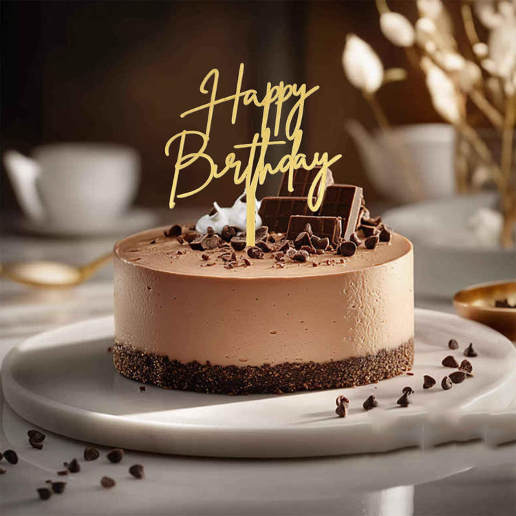 Happy Birthday Cake Topper