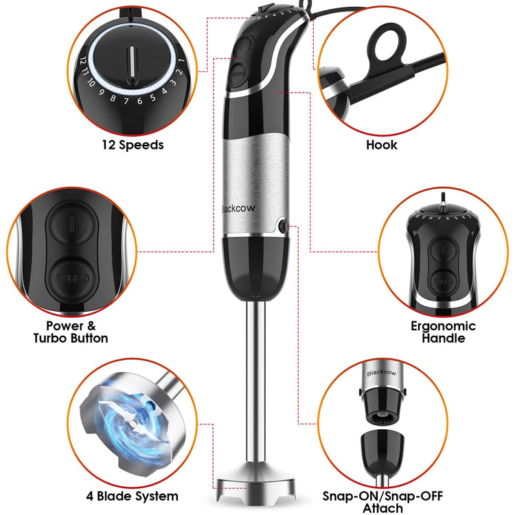 Immersion Blender Handheld